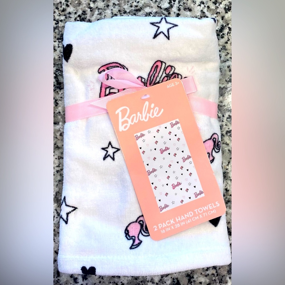 Barbie Hand Towel Set of 2